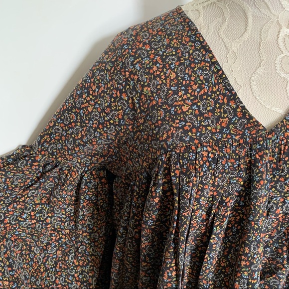 NWT DOEN Savona Silk Blouse in Black Saint Claude Paisley Print sz S - Picture 6 of 12